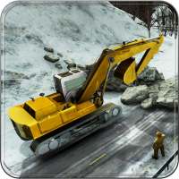 Heavy Snow Excavator Crane Simulator 2018 logo