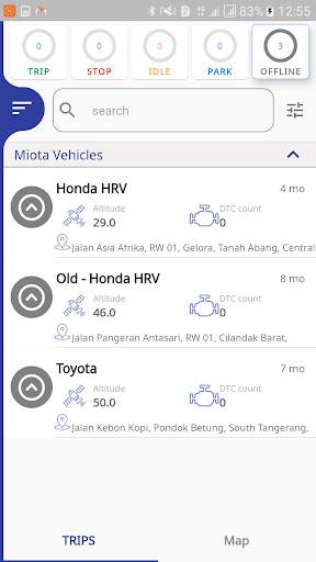 Vinaa Car tracking & Fleet management app स्क्रीनशॉट 2