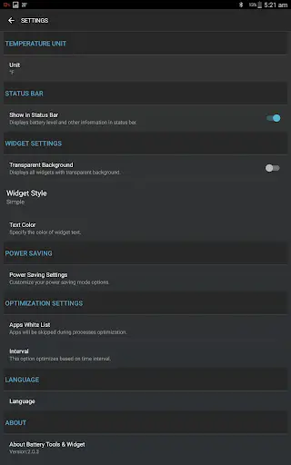 Battery Tools & Widget for Android (Battery Saver) स्क्रीनशॉट 13