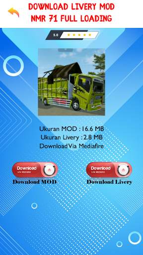 Mod Bussid Truk Kontes screenshot 7