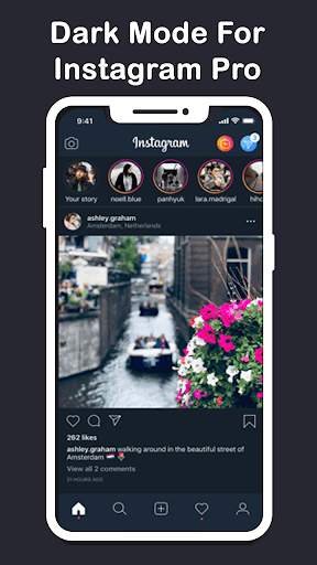 Dark Mode for Instagram screenshot 1