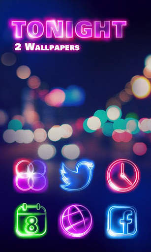 Tonight GO Launcher Theme screenshot 1
