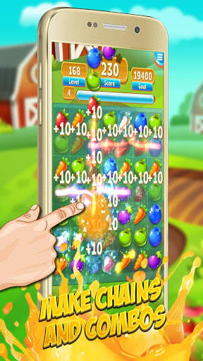 Fruit Link Smash Mania: Free Match 3 Game screenshot 4