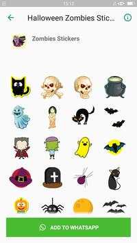 Halloween Emoji Sticker - Zombie Sticker screenshot 6