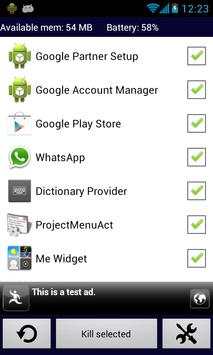 Task Killer screenshot 1