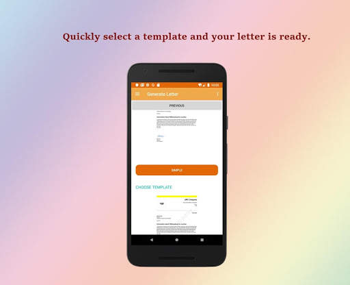 Teleprinter Letterhead Maker ( Letter writing app) screenshot 2