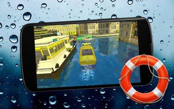 Boat Drive Crazy Water Taxi Driving Simulator Game screenshot 1
