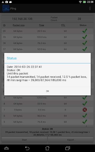 Ping tool: ICMP - TCP ping screenshot 8