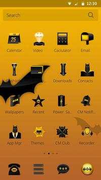 The Dark Hero-Bat Theme screenshot 3