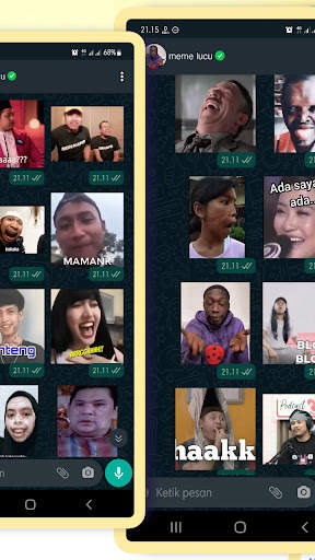 Meme Lucu Animasi WA Sticker screenshot 7