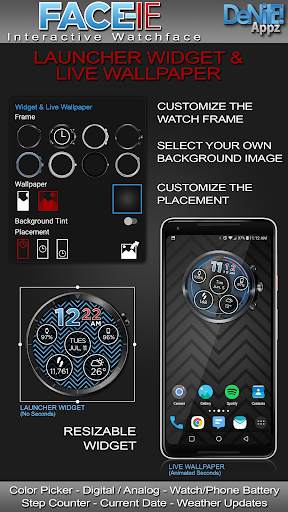 FACE-ie HD Watch Face Widget & Live Wallpaper screenshot 3