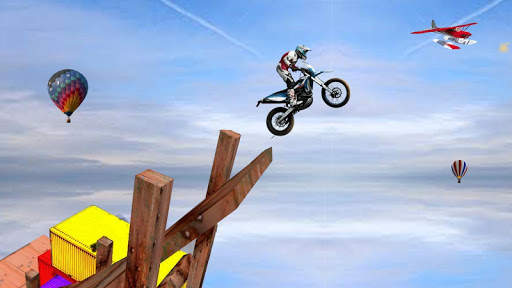 Sky Bike Stunt Racing Games 3D screenshot 6