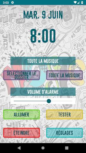 Lecteur d'alarme de musique screenshot 1
