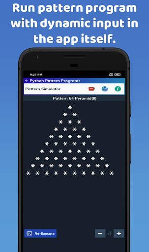 Python Pattern Programs Free screenshot 4