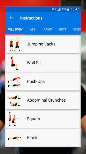 30 Day Fitness Challenge Workout At Home screenshot 4
