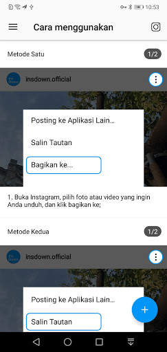 Insdown - Unduh foto dan video Instagram Anda screenshot 5