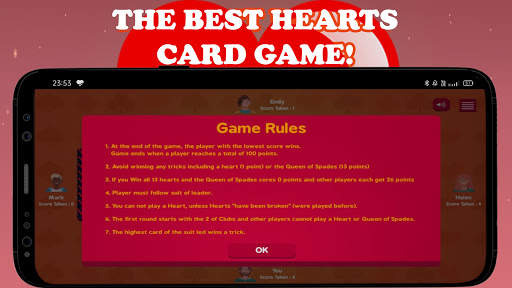 Hearts Card Game - Offline | no wifi required screenshot 5