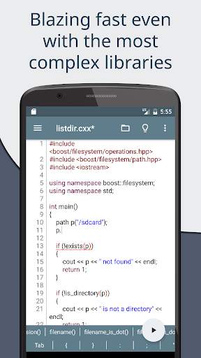 Cxxdroid - C/C   compiler IDE screenshot 7