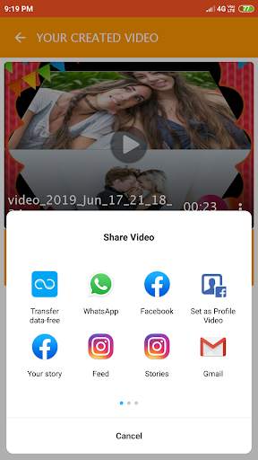 Birthday Video with Photo and Song screenshot 8