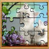 Cute Cat Jigsaw Puzzle Game logo