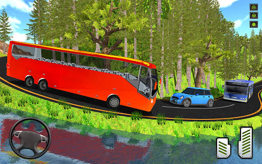 Offroad Mountains Bus Driving Simulator:Coach Game screenshot 1