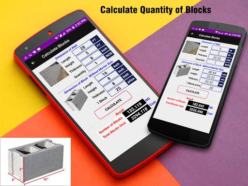 Blocks Calculator (Quantity Of Blocks) screenshot 2