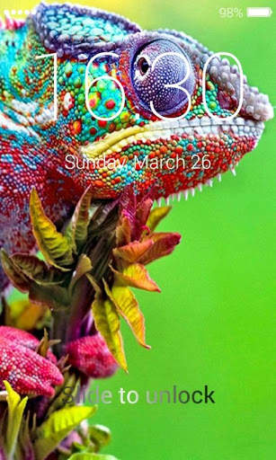 Chameleon Lock Screen screenshot 1