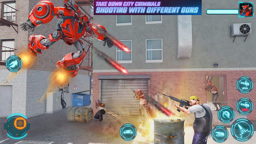 Gangster Crime Robot Transform screenshot 5