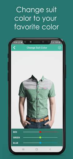 Man Pro Shirt Photo Suit screenshot 6