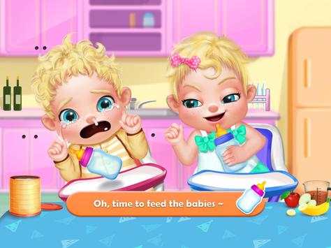 Newborn Baby Angry Twins скриншот 1