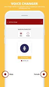 Voice Changer - Male to Female 3 تصوير الشاشة