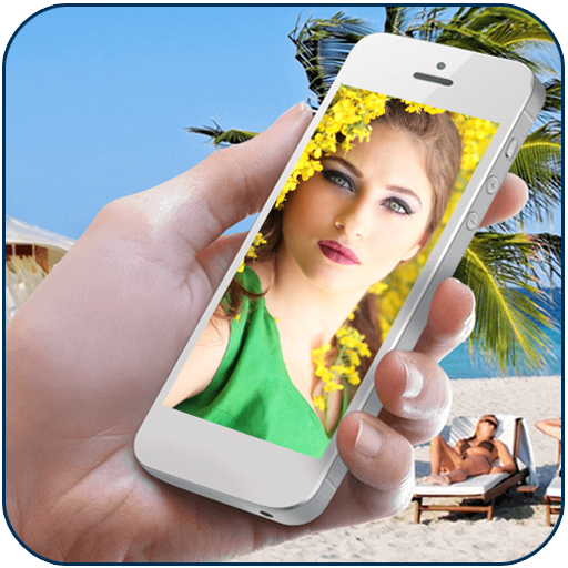 Selfie photo frame icon