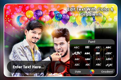 Birthday Photo Editor screenshot 1