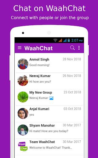 WaahChat Messenger screenshot 1