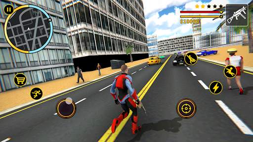 Flying Spider Super Hero - Vegas Crime City Battle स्क्रीनशॉट 10