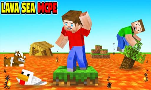 Survival Lava Sea for Minecraft PE screenshot 2