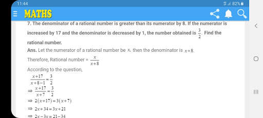 NCERT 8th Mathematics Notes And Q & A App screenshot 14