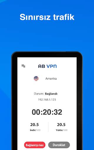 AB VPN - Ücretsiz Hızlı ve Güvenli VPN Hizmeti screenshot 11
