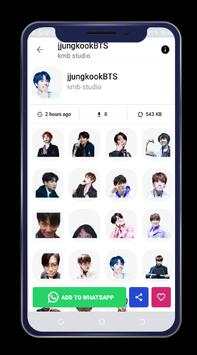 Jungkook Stickers for WhatsApp screenshot 2