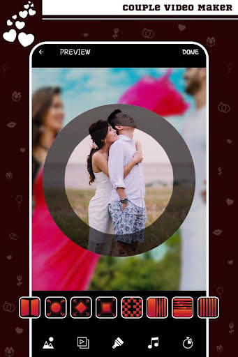 Couple Love Video maker with music screenshot 3