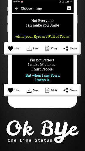 Ok Bye status – Images Quotes स्क्रीनशॉट 3