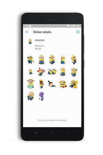 Cartoon Stickers for Whatsapp (WAStickerApps) screenshot 2