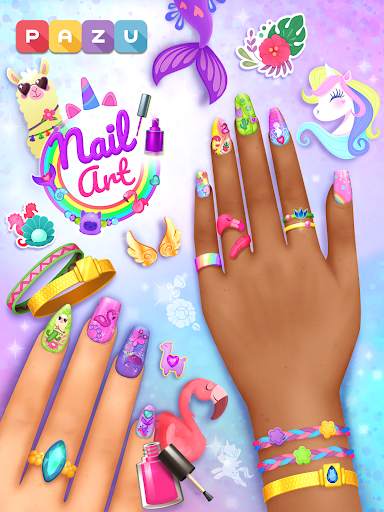 Nail Art Salon - Manicure & jewelry games for kids screenshot 8