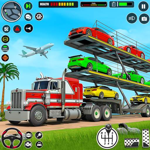 Crazy Car Transport Truck Game 1.57