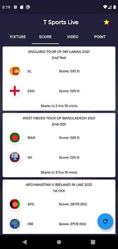 Live T Sports - Cricket TV screenshot 3