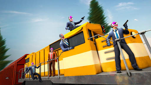 Train Robbery Simulator: FPS Commando Mission Game screenshot 3