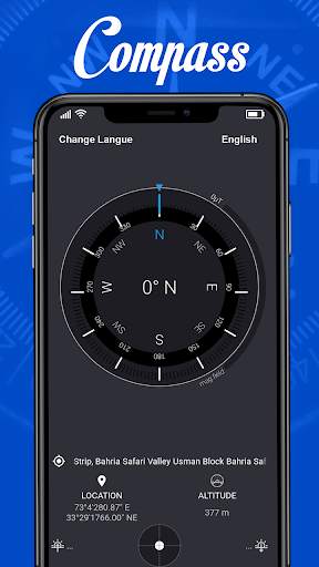 Smart Compass Sensor Android स्क्रीनशॉट 4
