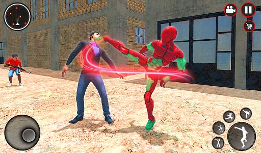 Mutant Spider Rope Hero : Flying Robot Hro Game screenshot 7