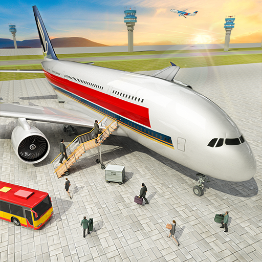 Fly Jet Flight Airplane Landing Simulator आइकन