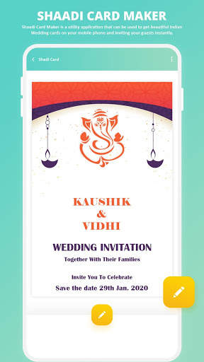 Wedding Invitation Card Maker  - Shaadi Card 2020 скриншот 4